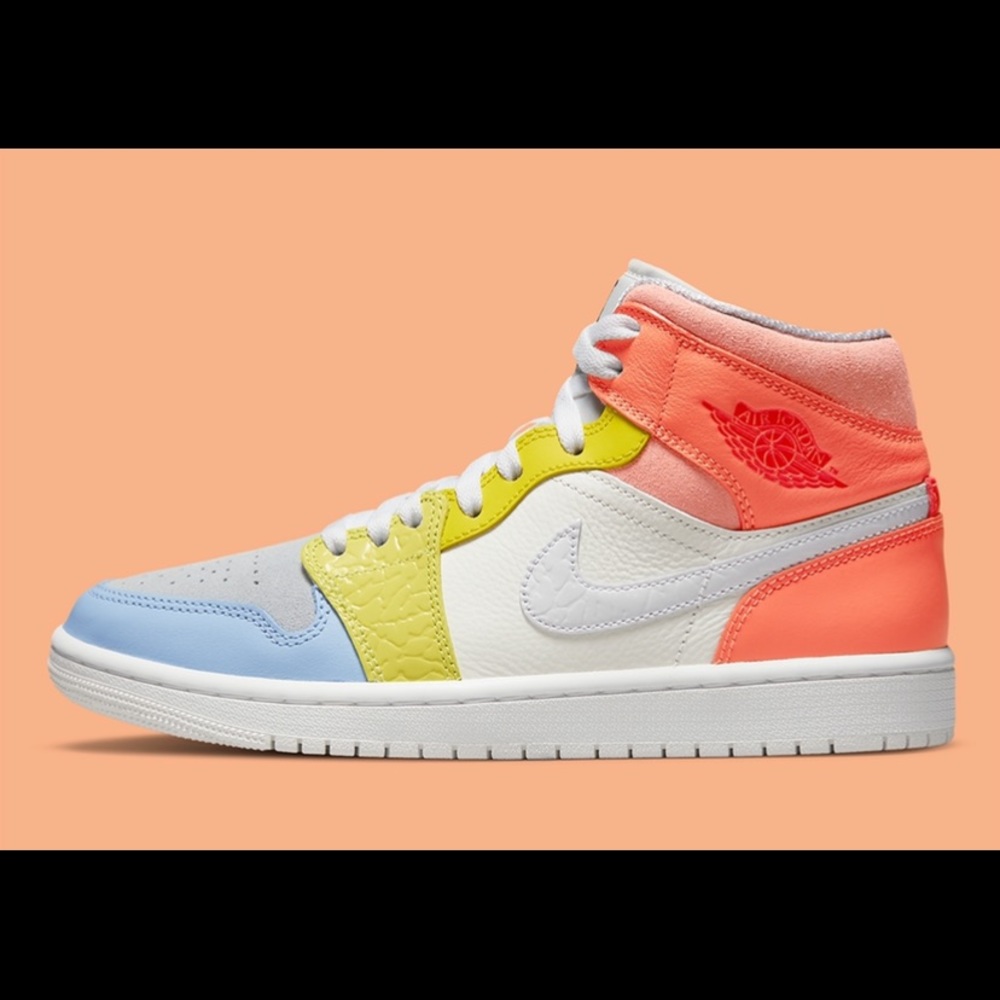 NWT AIR JORDAN 1 MID ‘To My First Coach’ WOMENS 8.5/MENS 7